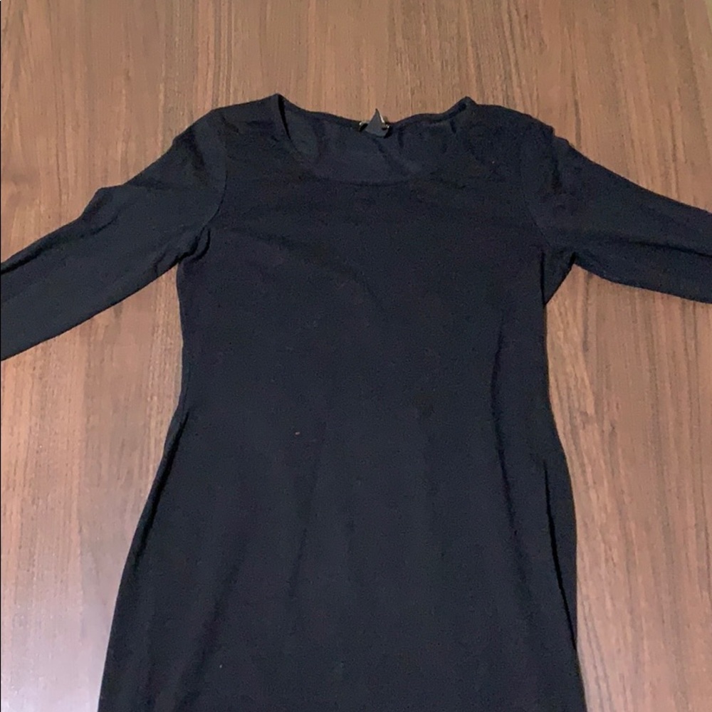 Black tight dress